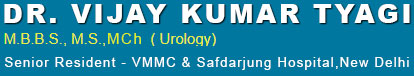 Dr. Vijay Kumar Tyagi - Best Urologist in Agra.